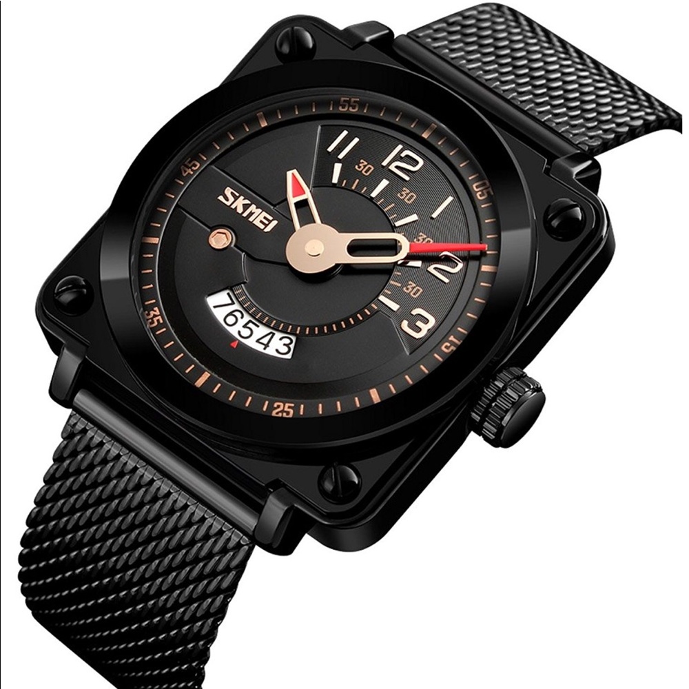 Men's Luxury Analog Quartz Calendar Waterproof